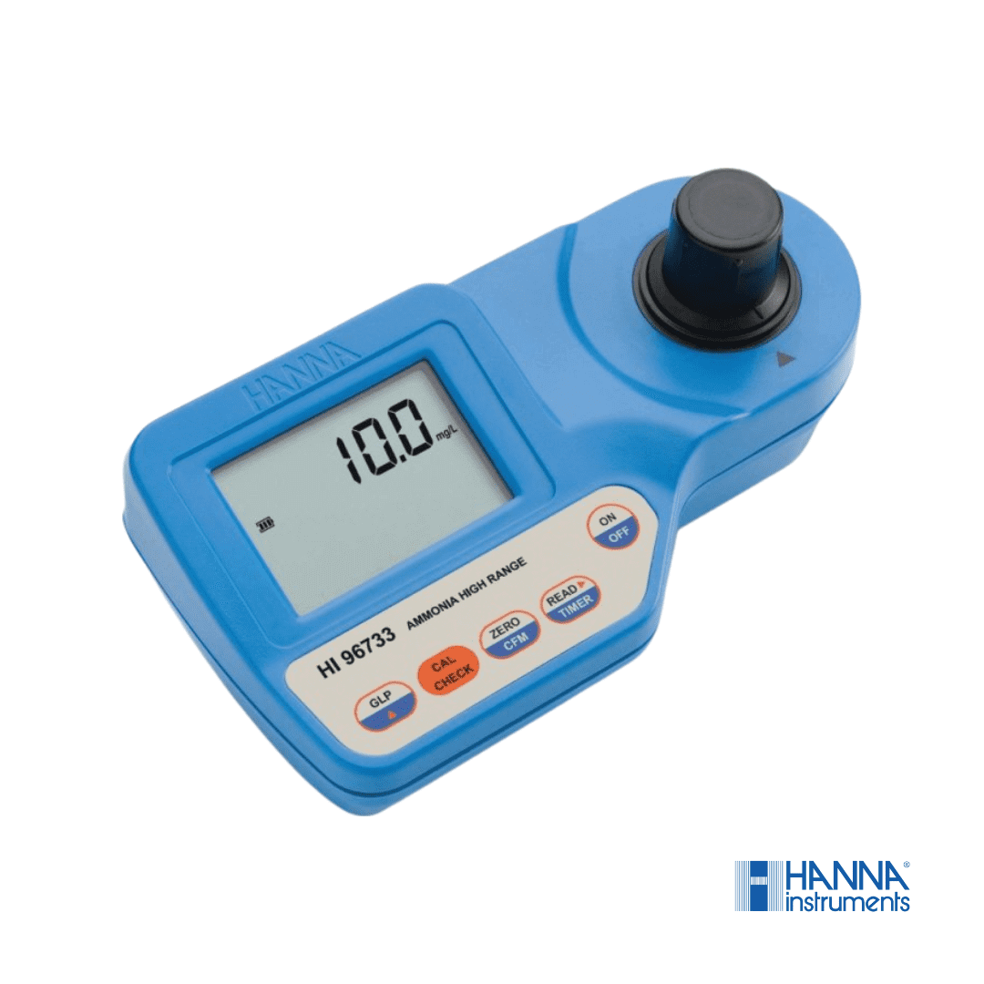Fotómetro de Amoníaco Portátil Rango Alto HI96733 - Medición de amoníaco en agua